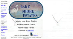 Desktop Screenshot of lakeshoreestates.info